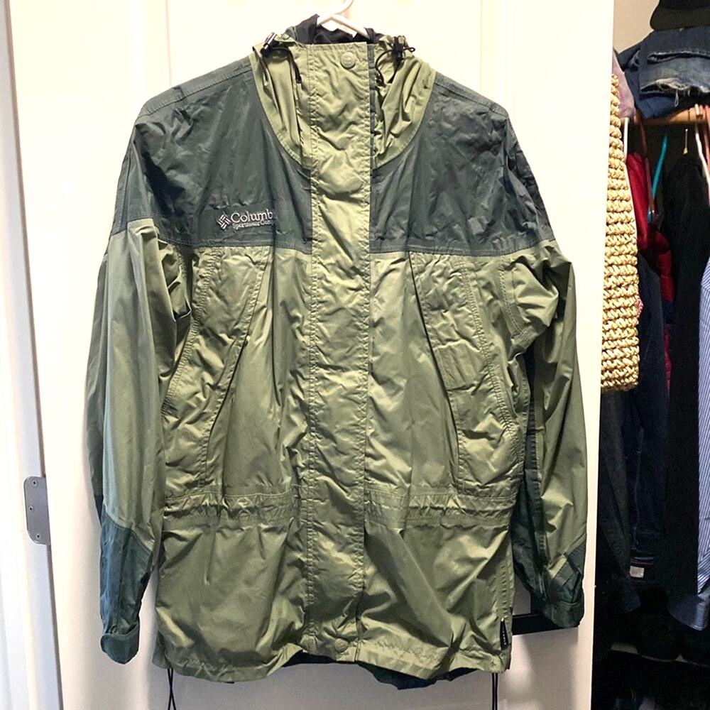 Columbia Omni tech waterproof breathable adjustable cinched waist Jacket size S
